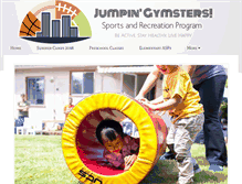 Tablet Screenshot of jumpingymsters.com